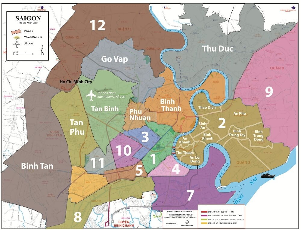 Quận 7 có vị trí chiến lược khi là cửa ngõ phía Nam Thành phố Hồ Chí Minh